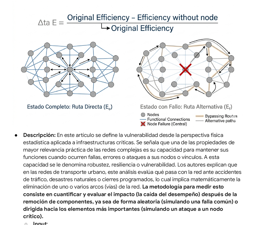Fórmula y diagramas de Vulnerabilidad